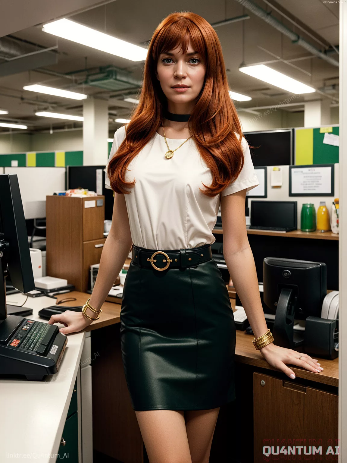 Britt Lower Severance TV Series Apple Office SciFi QuantumAI FSIComics.com 12 - FSIComics Britt Lower Severance TV Series Apple Office SciFi QuantumAI FSIComics.com 12 - FSIComics