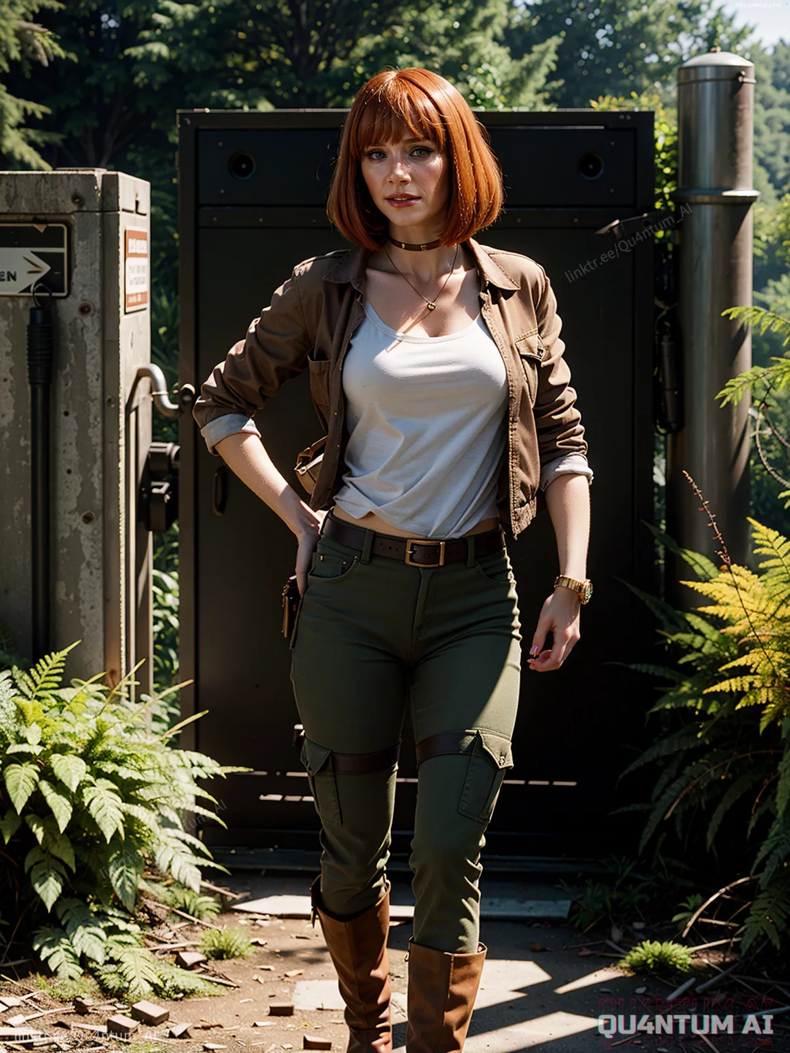 Bryce Dallas Howard Jurassic World Parkallas Howard Jurassic World Park QuantumAI FSIComics.com 00141 3280810226 QuantumAI - FSIComics