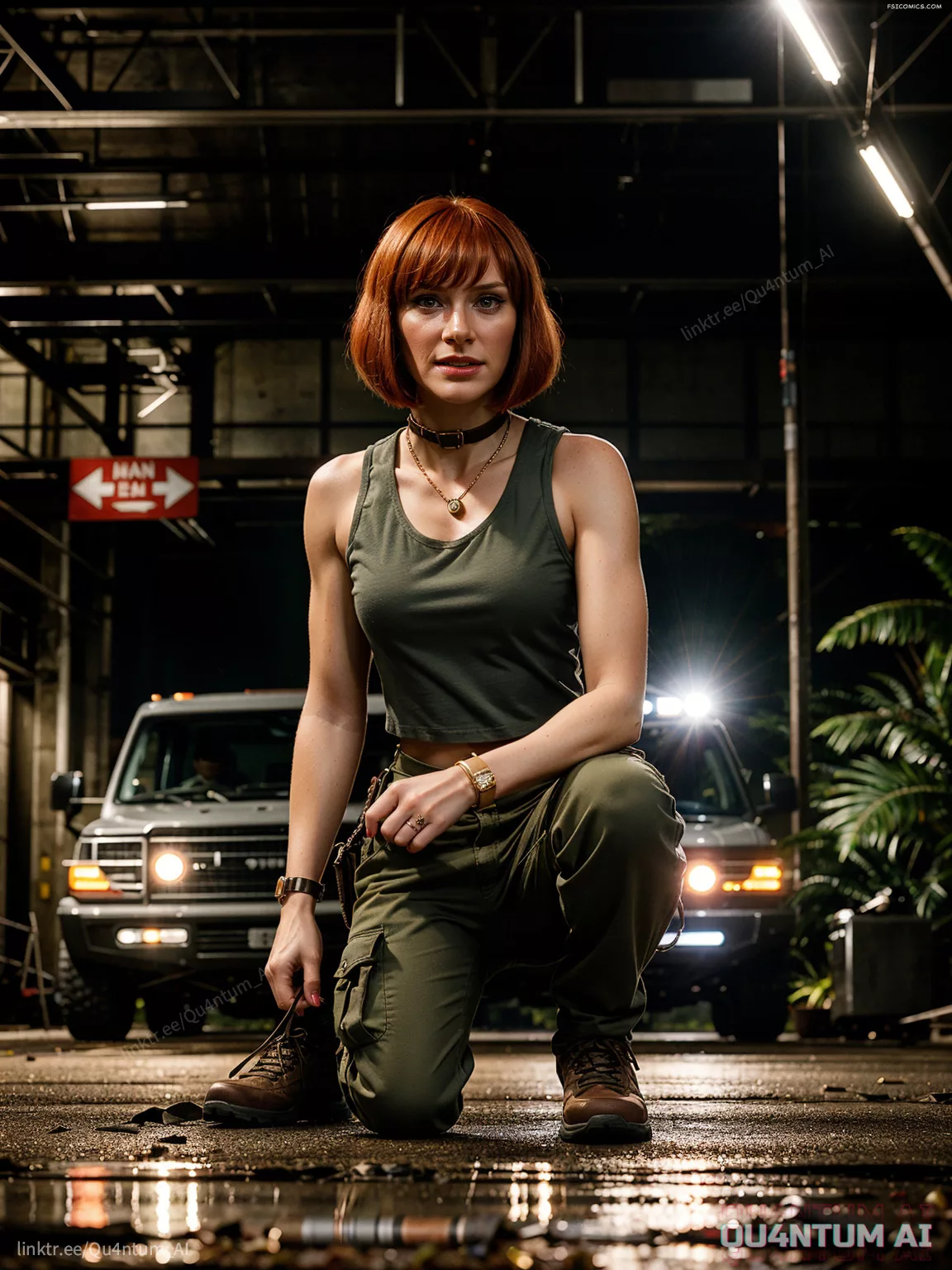 Bryce Dallas Howard Jurassic World Parkallas Howard Jurassic World Park QuantumAI FSIComics.com 00180 1929969953 QuantumAI - FSIComics