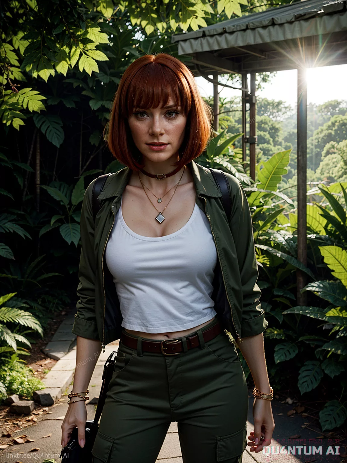 Bryce Dallas Howard Jurassic World Parkallas Howard Jurassic World Park QuantumAI FSIComics.com 00224 2189410532 QuantumAI - FSIComics