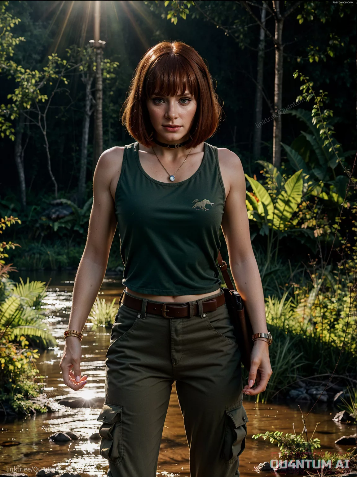 Bryce Dallas Howard Jurassic World Parkallas Howard Jurassic World Park QuantumAI FSIComics.com 00241 2623712068 QuantumAI - FSIComics