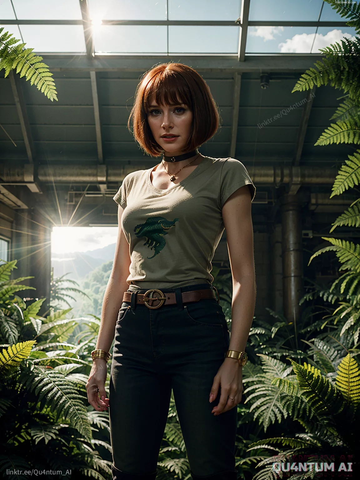 Bryce Dallas Howard Jurassic World Parkallas Howard Jurassic World Park QuantumAI FSIComics.com 00303 2748218591 QuantumAI - FSIComics