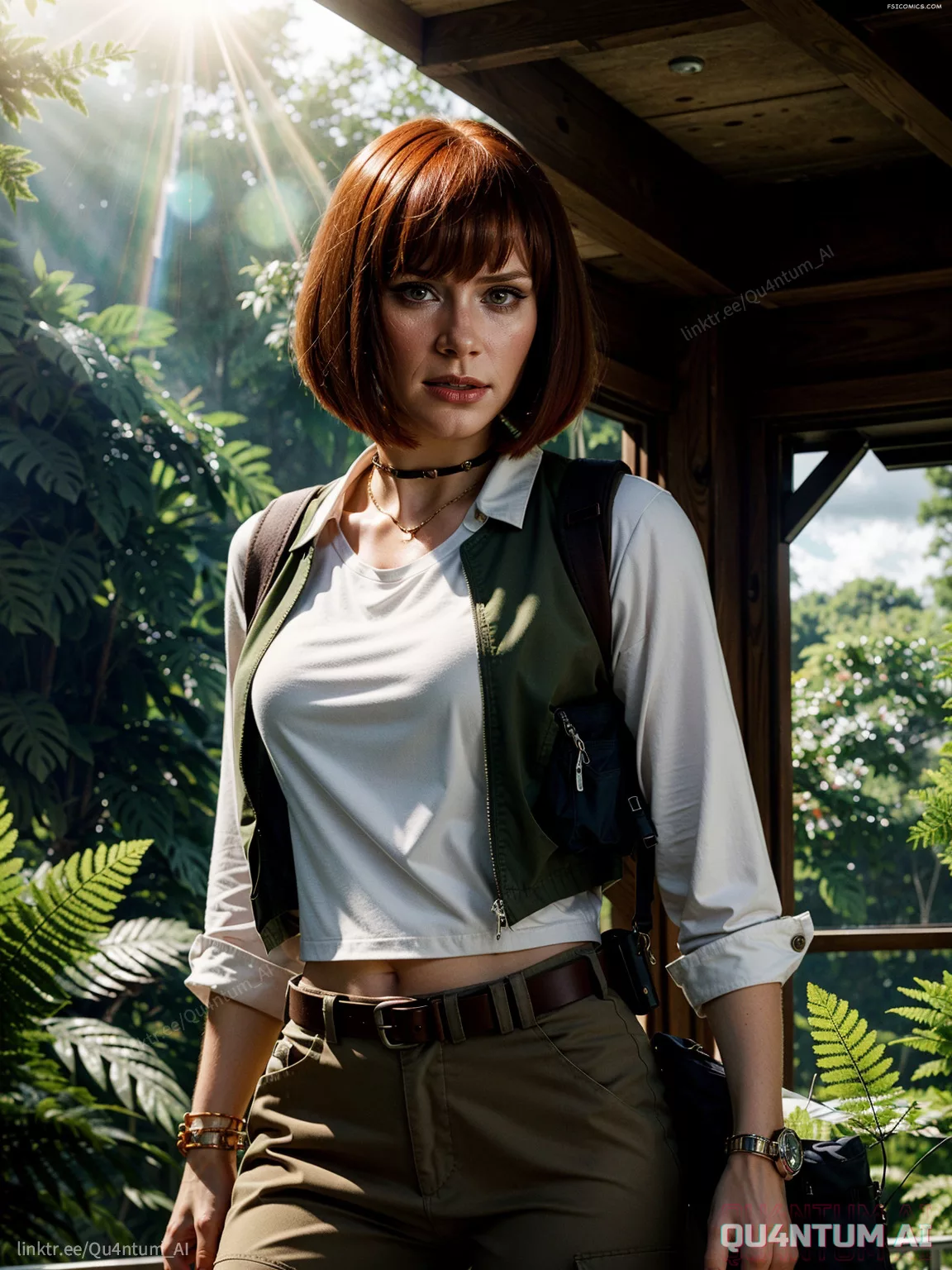 Bryce Dallas Howard Jurassic World Parkallas Howard Jurassic World Park QuantumAI FSIComics.com 00358 3174929101 QuantumAI - FSIComics