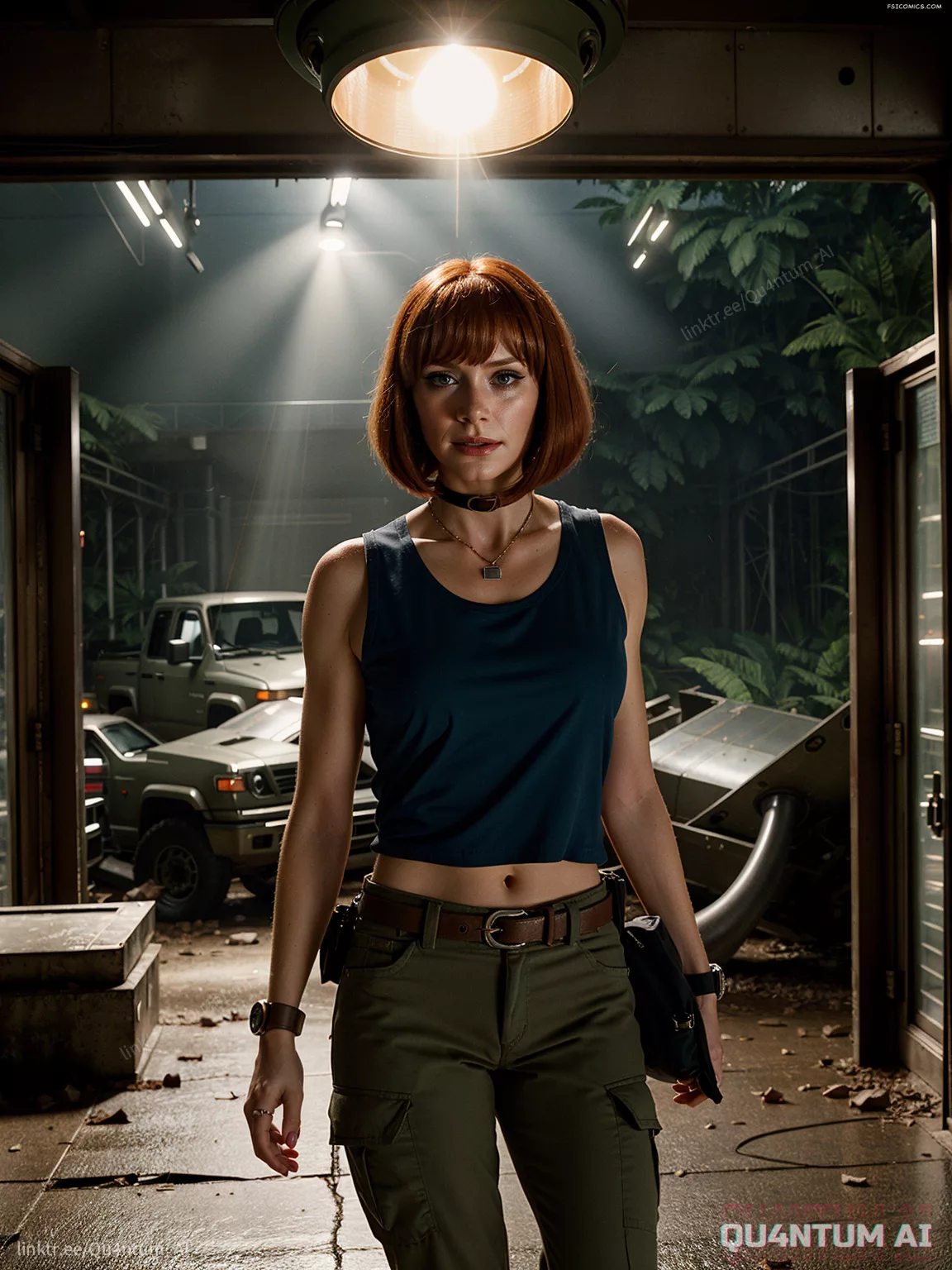 Bryce Dallas Howard Jurassic World Parkallas Howard Jurassic World Park QuantumAI FSIComics.com 00415 3655838027 QuantumAI - FSIComics