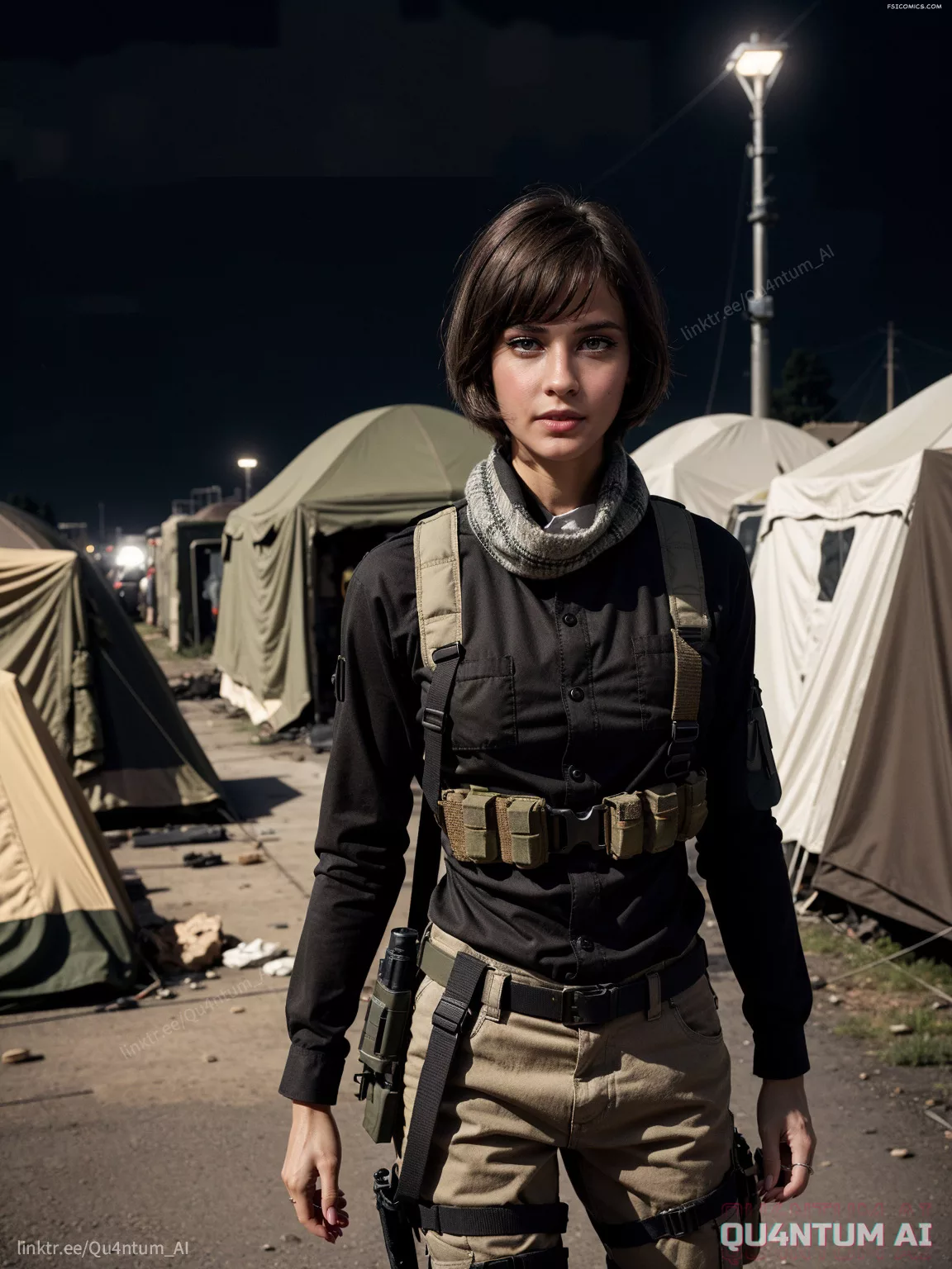 Cailee Spaeny - Civil War Press Journalist Military Tactical Alien Adventure – QuantumAI