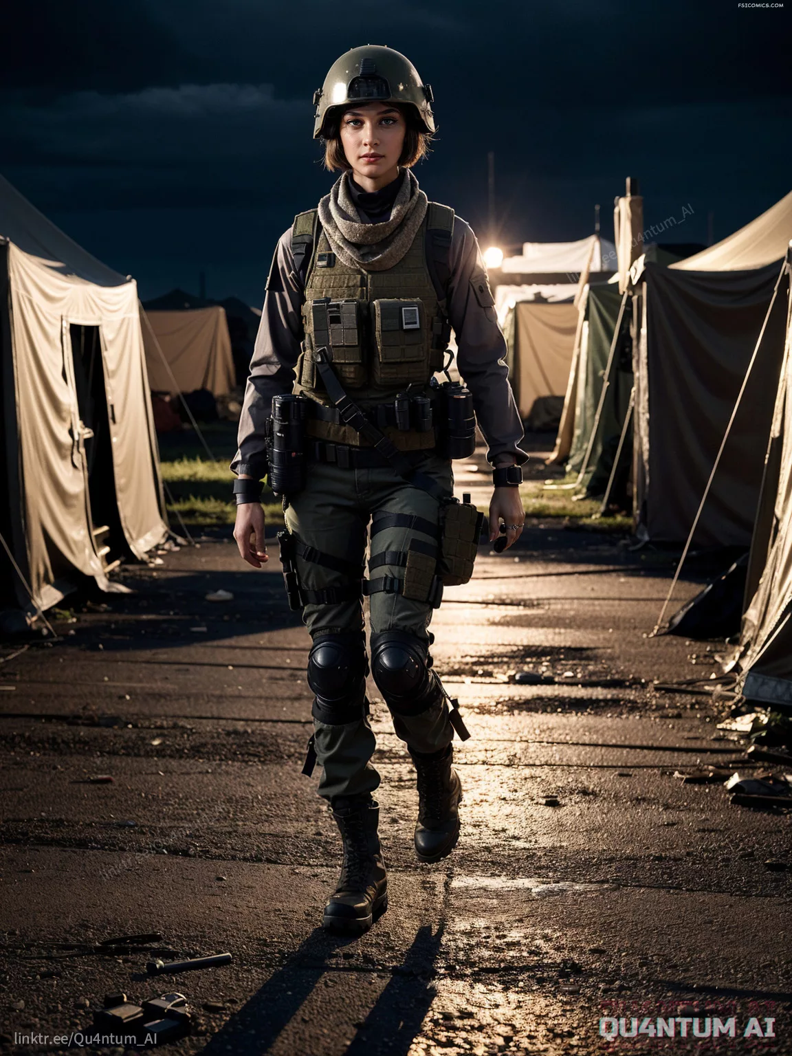 Cailee Spaeny Civil War Press Journalist Military Tactical Alien Adventure QuantumAI FSIComics.com 04 00030 2872639594 QuantumAI - FSIComics