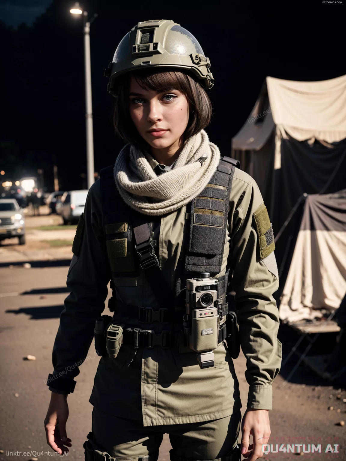 Cailee Spaeny Civil War Press Journalist Military Tactical Alien Adventure QuantumAI FSIComics.com 05 00031 2872639595 QuantumAI - FSIComics