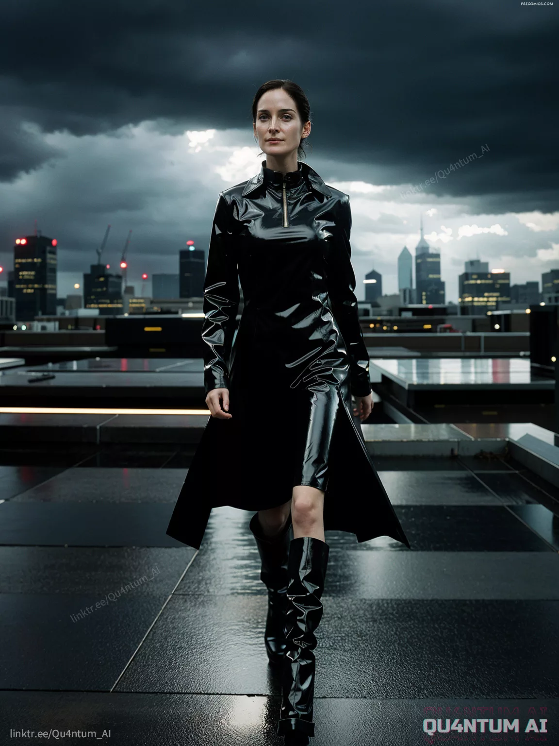 Carrie Anne Moss The Matrix Trinity Latex Classic 1999 Retro Red Pill QuantumAI FSIComics.com 09 00025 3423126968 QuantumAI - FSIComics Carrie Anne Moss The Matrix Trinity Latex Classic 1999 Retro Red Pill QuantumAI FSIComics.com 09 00025 3423126968 QuantumAI - FSIComics