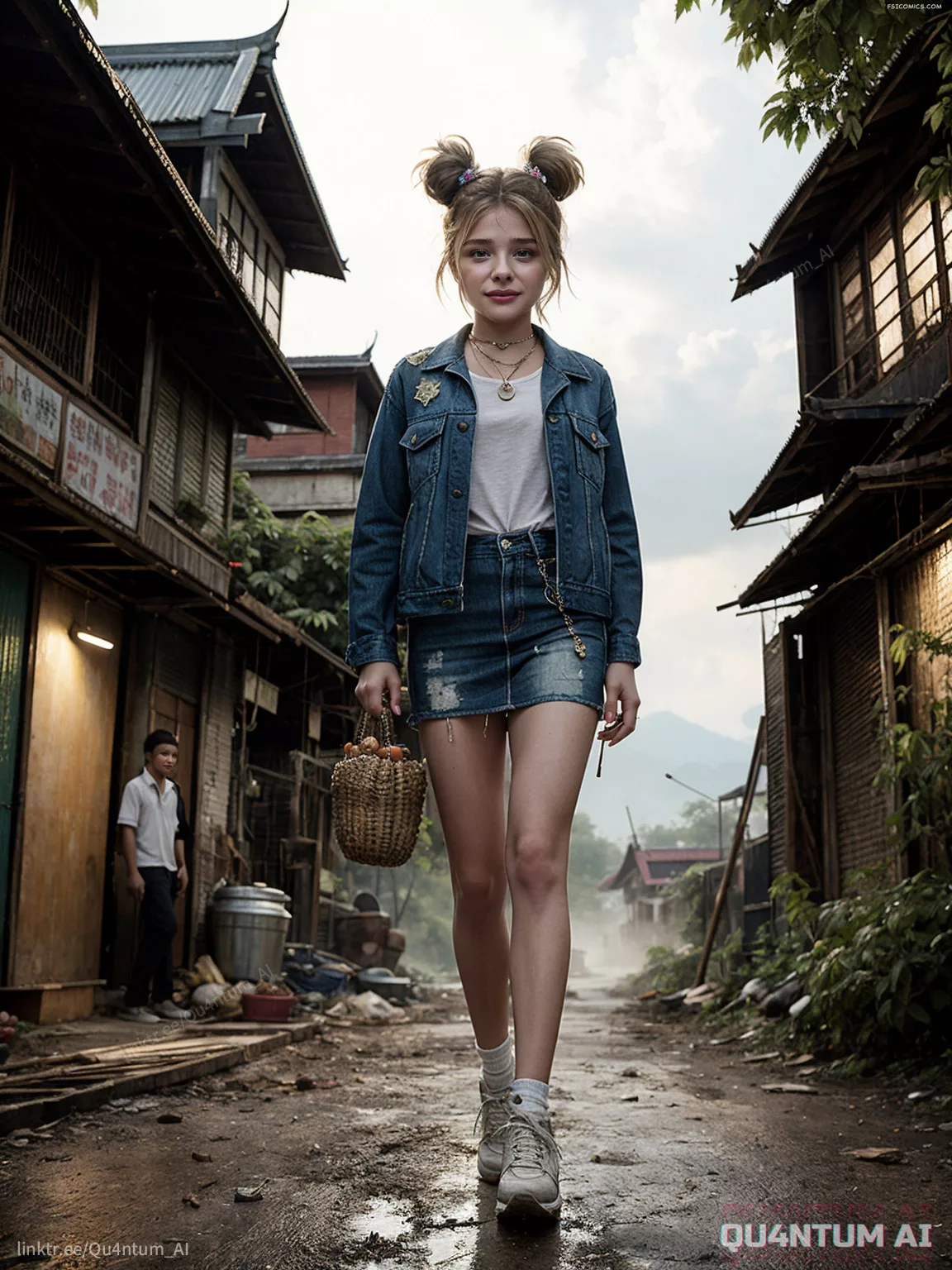 Chloe Grace Moretz Thailand Thai Street Food QuantumAI FSIComics.com 13 - FSIComics