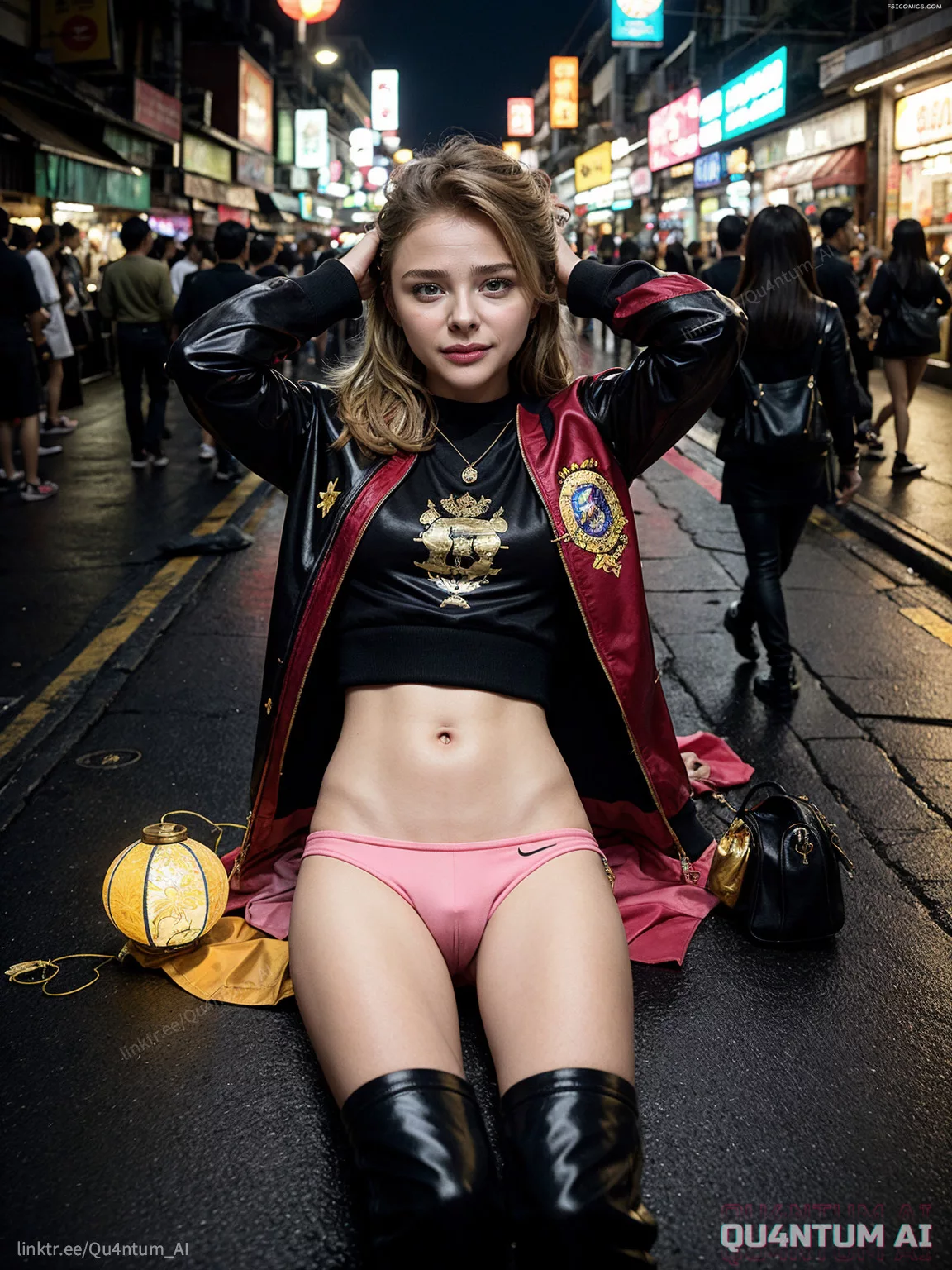 Chloe Grace Moretz Thailand Thai Street Food QuantumAI FSIComics.com 19 - FSIComics