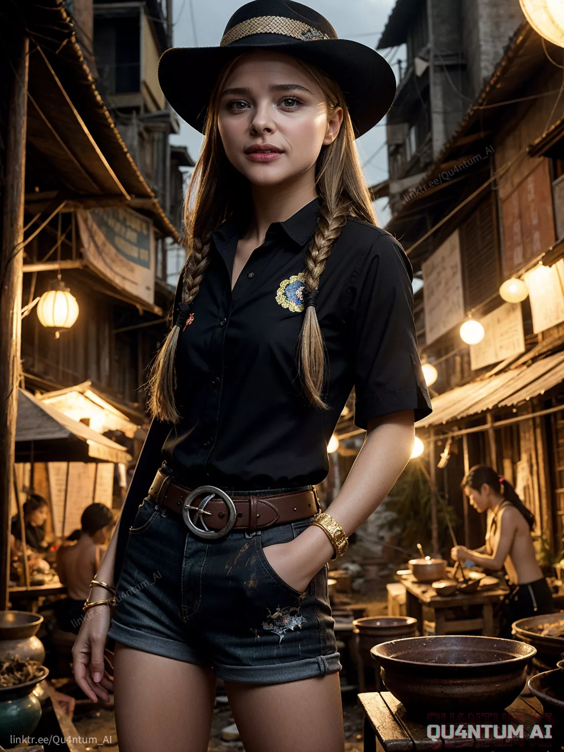 Chloe Grace Moretz Thailand Thai Street Food QuantumAI FSIComics.com 25 - FSIComics