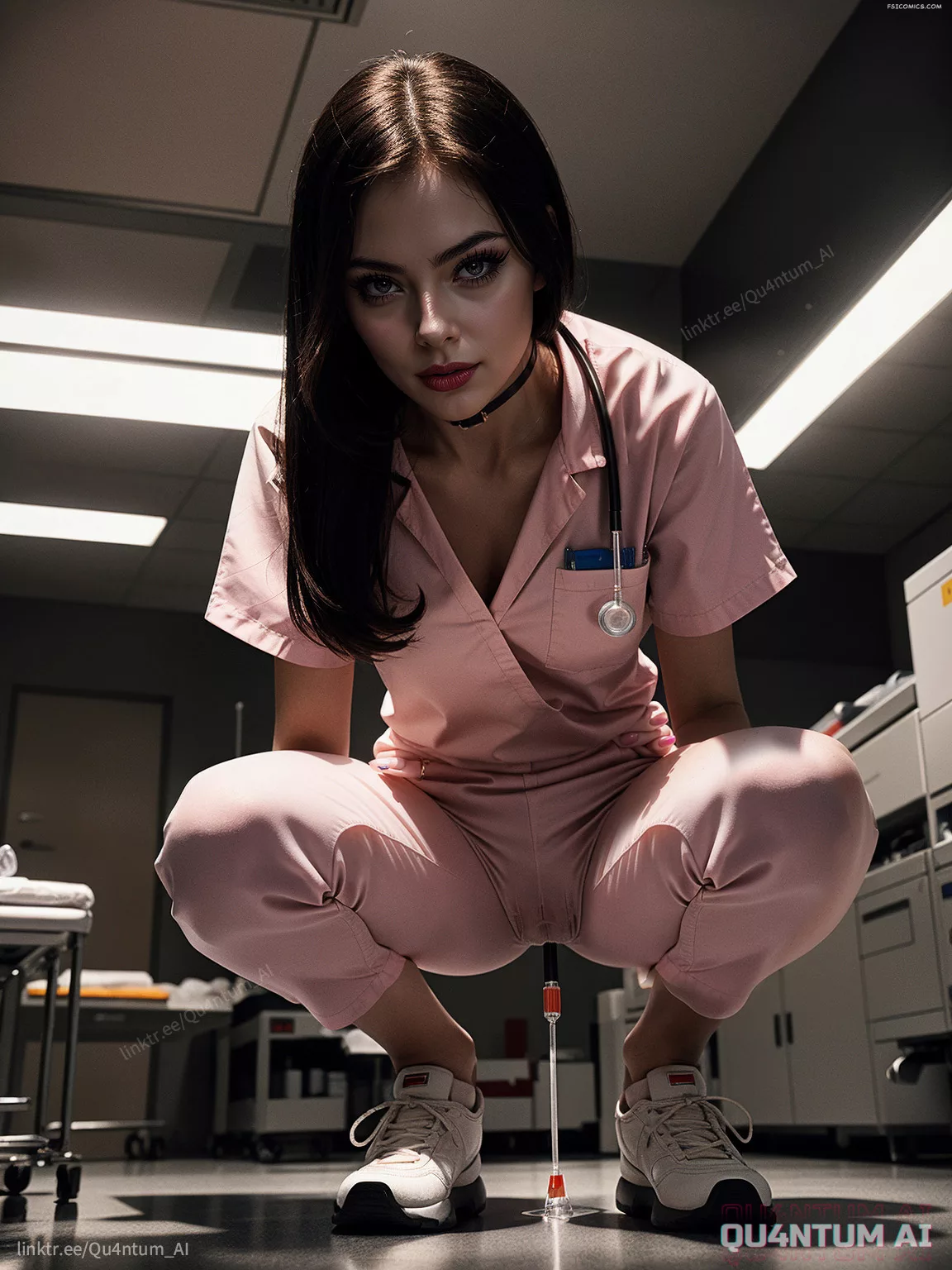 Deva Cassel Medical Staff Hospital Nurse Doctor Monica Bellucci QuantumAI FSIComics.com 20 - FSIComics