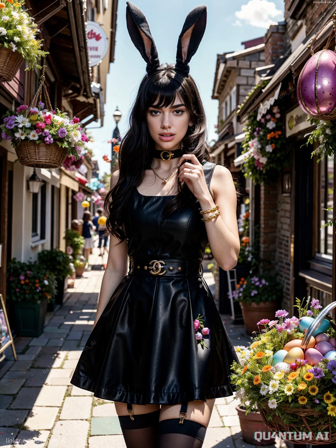 Dua Lipa Easter Bunny Holiday Spring Happy Cosplay QuantumAI FSIComics.com 10 - FSIComics Dua Lipa Easter Bunny Holiday Spring Happy Cosplay QuantumAI FSIComics.com 10 - FSIComics