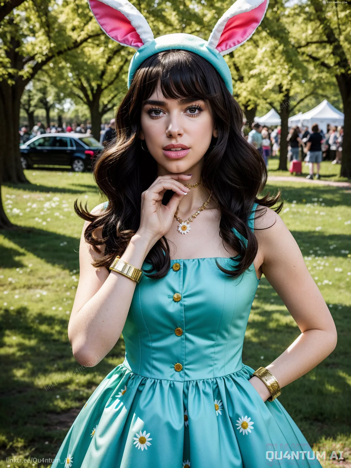 Dua Lipa Easter Bunny Holiday Spring Happy Cosplay QuantumAI FSIComics.com 8 - FSIComics Dua Lipa Easter Bunny Holiday Spring Happy Cosplay QuantumAI FSIComics.com 8 - FSIComics