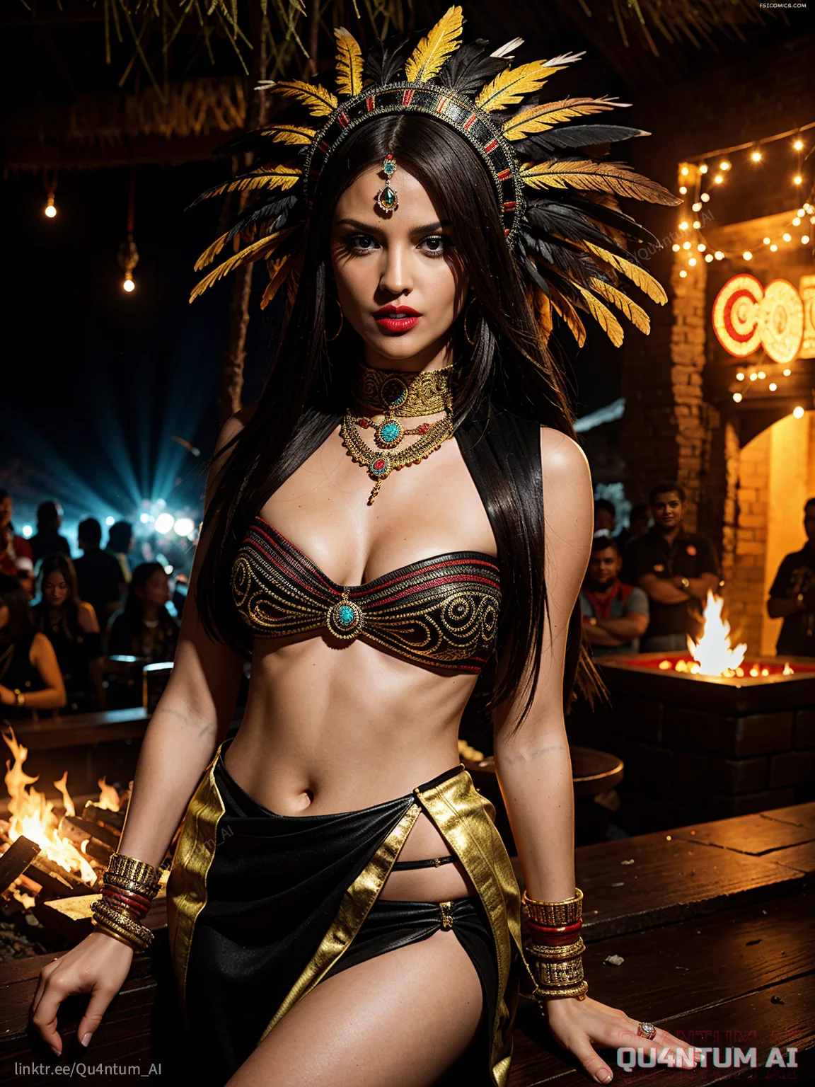 Eiza Gonzalez From Dusk Till Down Santanico Pandemonium Vampire Aztec Mexico Desert Bar Demon QuantumAI FSIComics.com 13 - FSIComics Eiza Gonzalez From Dusk Till Down Santanico Pandemonium Vampire Aztec Mexico Desert Bar Demon QuantumAI FSIComics.com 13 - FSIComics