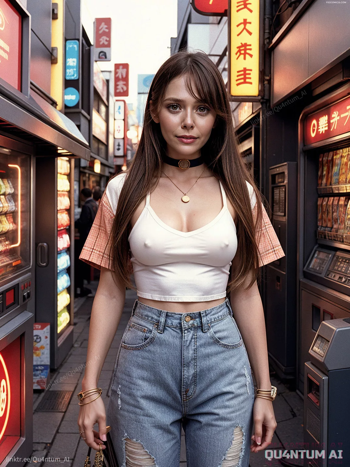 Elizabeth Olsen Japanese 90s 1990s Vintage Classic Street QuantumAI FSIComics.com 2 - FSIComics Elizabeth Olsen Japanese 90s 1990s Vintage Classic Street QuantumAI FSIComics.com 2 - FSIComics