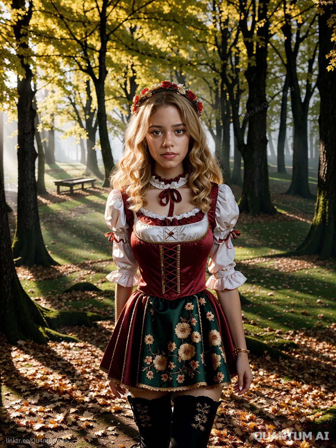 Elizabeth Olsen Jenna Ortega Sadie Sink Emilia Clarke Oktoberfest Mix QuantumAI FSIComics.com 13 - FSIComics