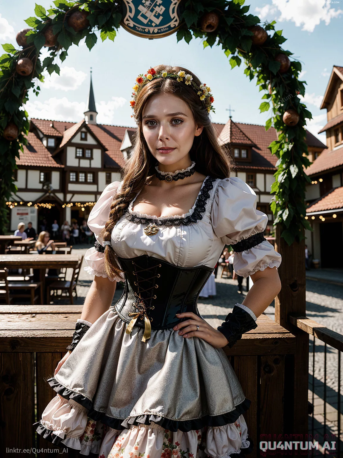 Elizabeth Olsen Jenna Ortega Sadie Sink Emilia Clarke Oktoberfest Mix QuantumAI FSIComics.com 18 - FSIComics
