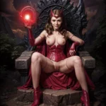 Elizabeth Olsen Scatrlet Witch Wanda Vision Wanda Maximoff Avengers Super Heroine QuantumAI FSIComics.com 1 - FSIComics