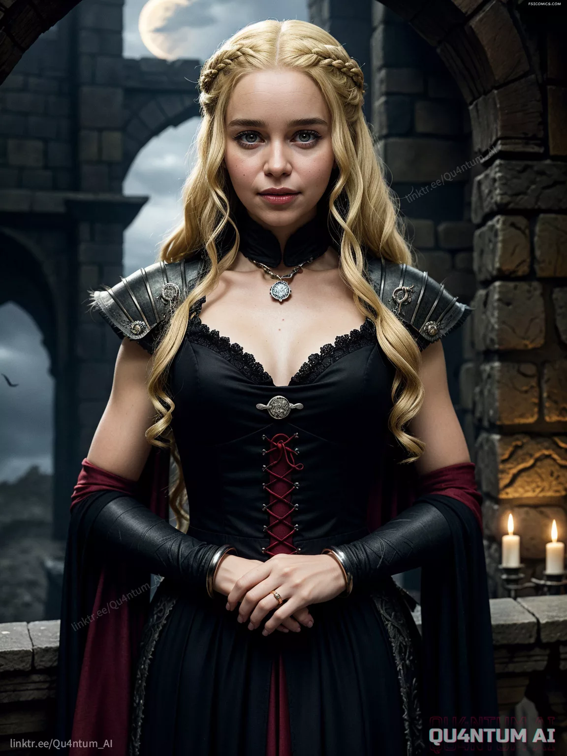 Emilia Clarke and Lena Headey Game Of Thrones GOT Dark Fantasy QuantumAI FSIComics.com 11 - FSIComics Emilia Clarke and Lena Headey Game Of Thrones GOT Dark Fantasy QuantumAI FSIComics.com 11 - FSIComics