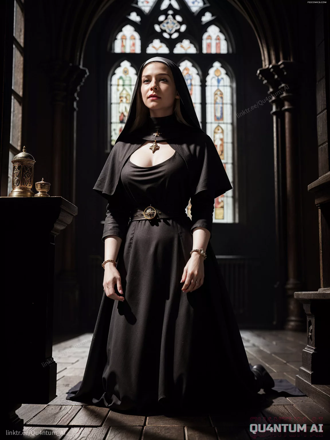 Emma Darcy Old Monastery Nun Cosplay Horror Dark Church House of the Dragon GOT QuantumAI FSIComics.com 14 - FSIComics Emma Darcy Old Monastery Nun Cosplay Horror Dark Church House of the Dragon GOT QuantumAI FSIComics.com 14 - FSIComics