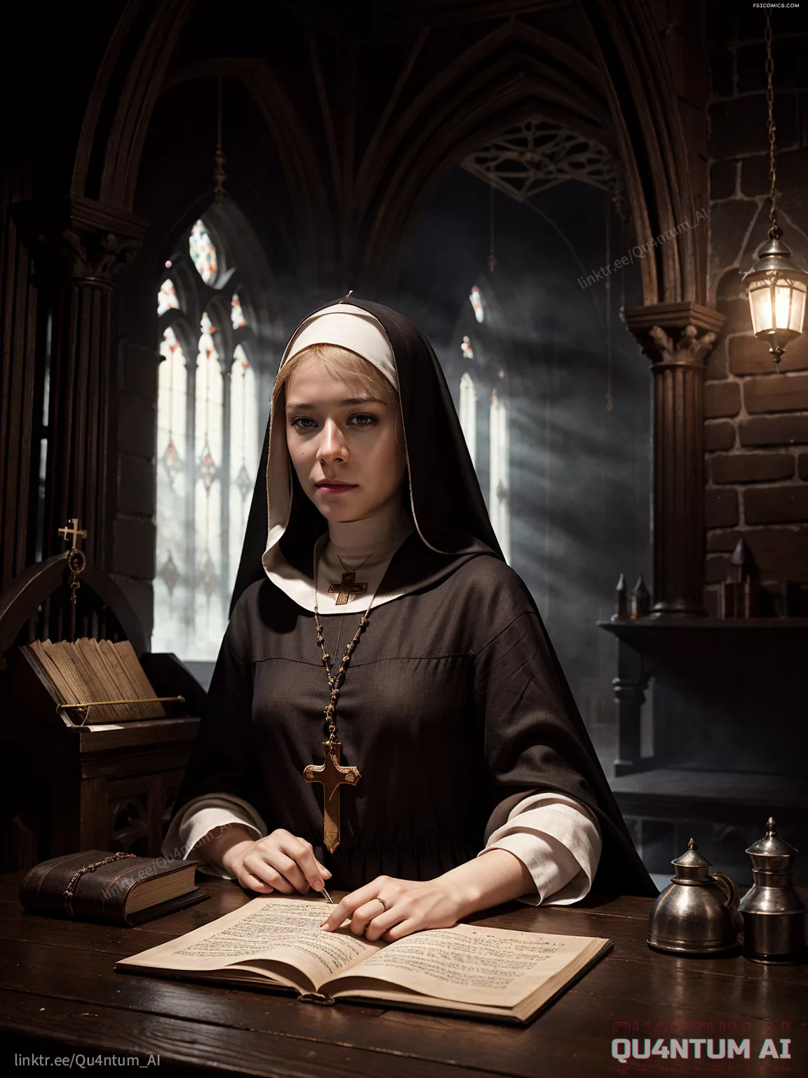 Emma Darcy Old Monastery Nun Cosplay Horror Dark Church House of the Dragon GOT QuantumAI FSIComics.com 21 - FSIComics Emma Darcy Old Monastery Nun Cosplay Horror Dark Church House of the Dragon GOT QuantumAI FSIComics.com 21 - FSIComics