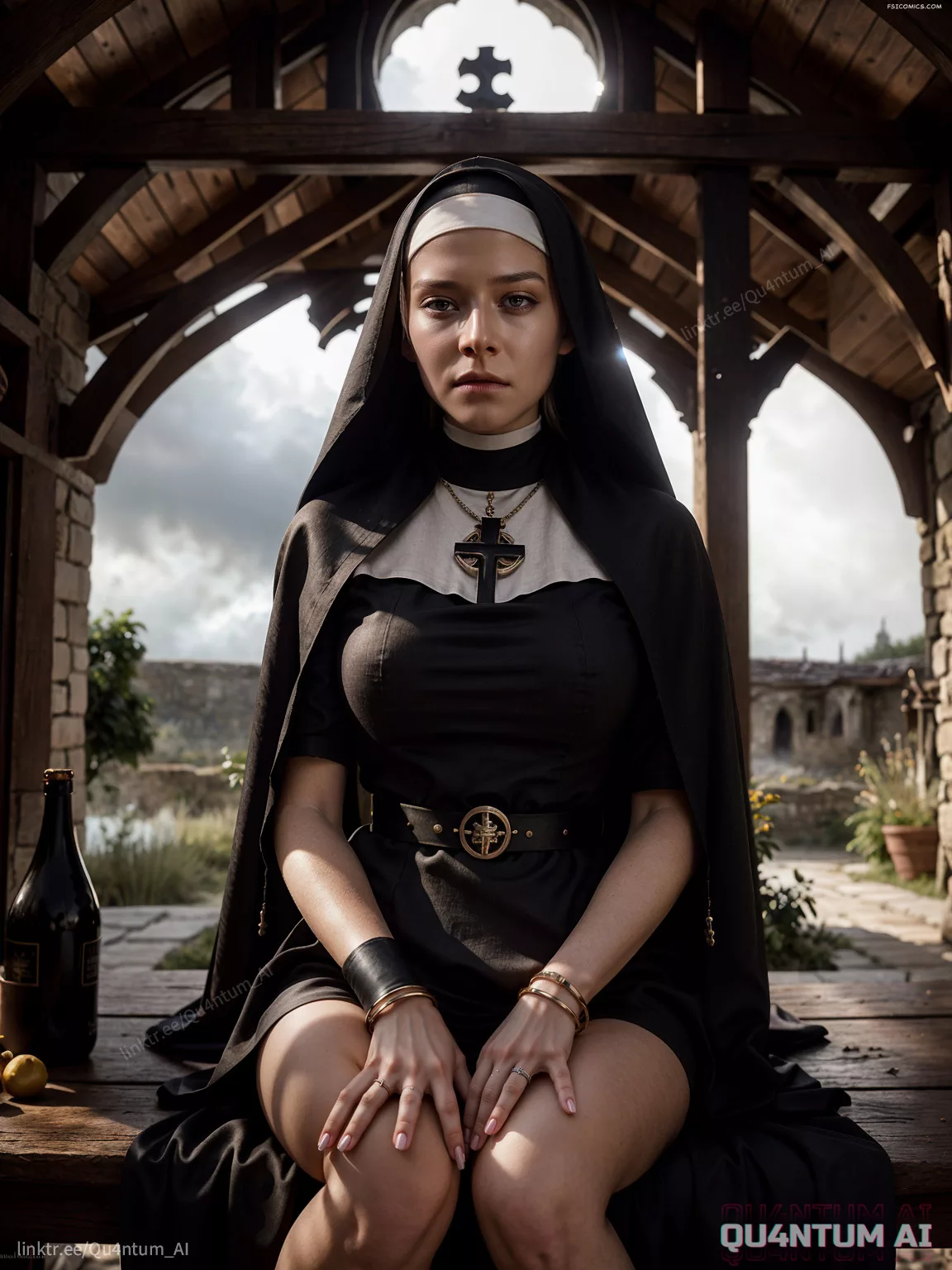 Emma Darcy Old Monastery Nun Cosplay Horror Dark Church House of the Dragon GOT QuantumAI FSIComics.com 9 - FSIComics Emma Darcy Old Monastery Nun Cosplay Horror Dark Church House of the Dragon GOT QuantumAI FSIComics.com 9 - FSIComics