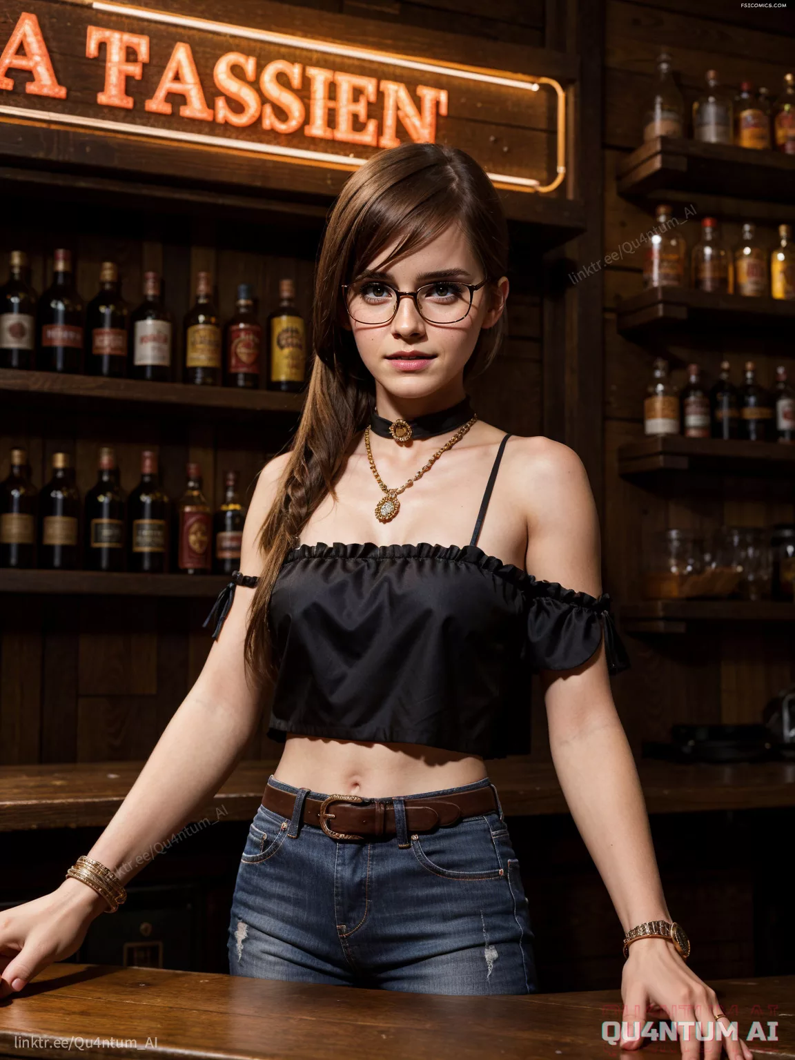 Emma Watson Billard Beer Western Country Girl QuantumAI FSIComics.com 14 - FSIComics Emma Watson Billard Beer Western Country Girl QuantumAI FSIComics.com 14 - FSIComics
