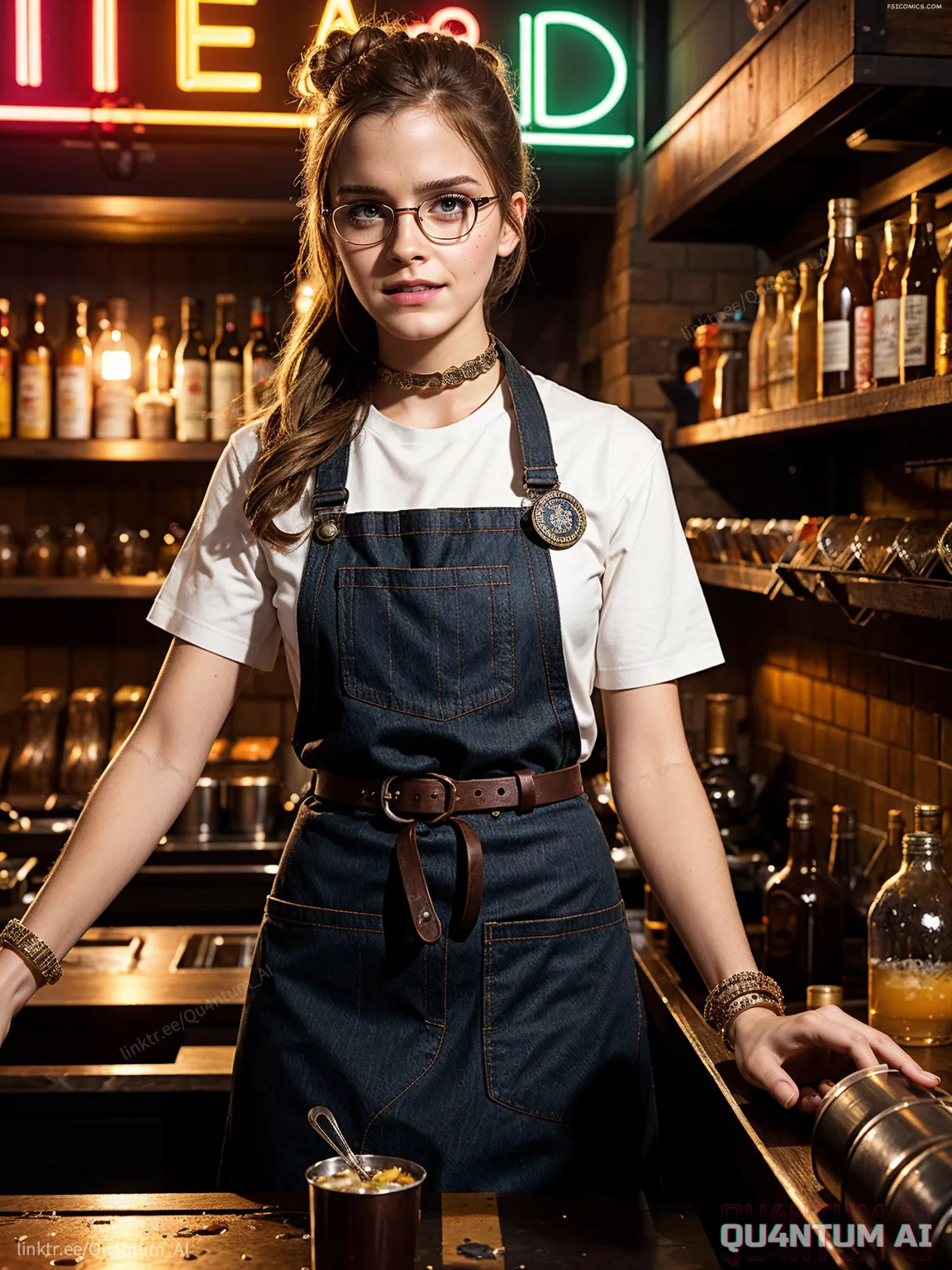 Emma Watson Billard Beer Western Country Girl QuantumAI FSIComics.com 9 - FSIComics Emma Watson Billard Beer Western Country Girl QuantumAI FSIComics.com 9 - FSIComics