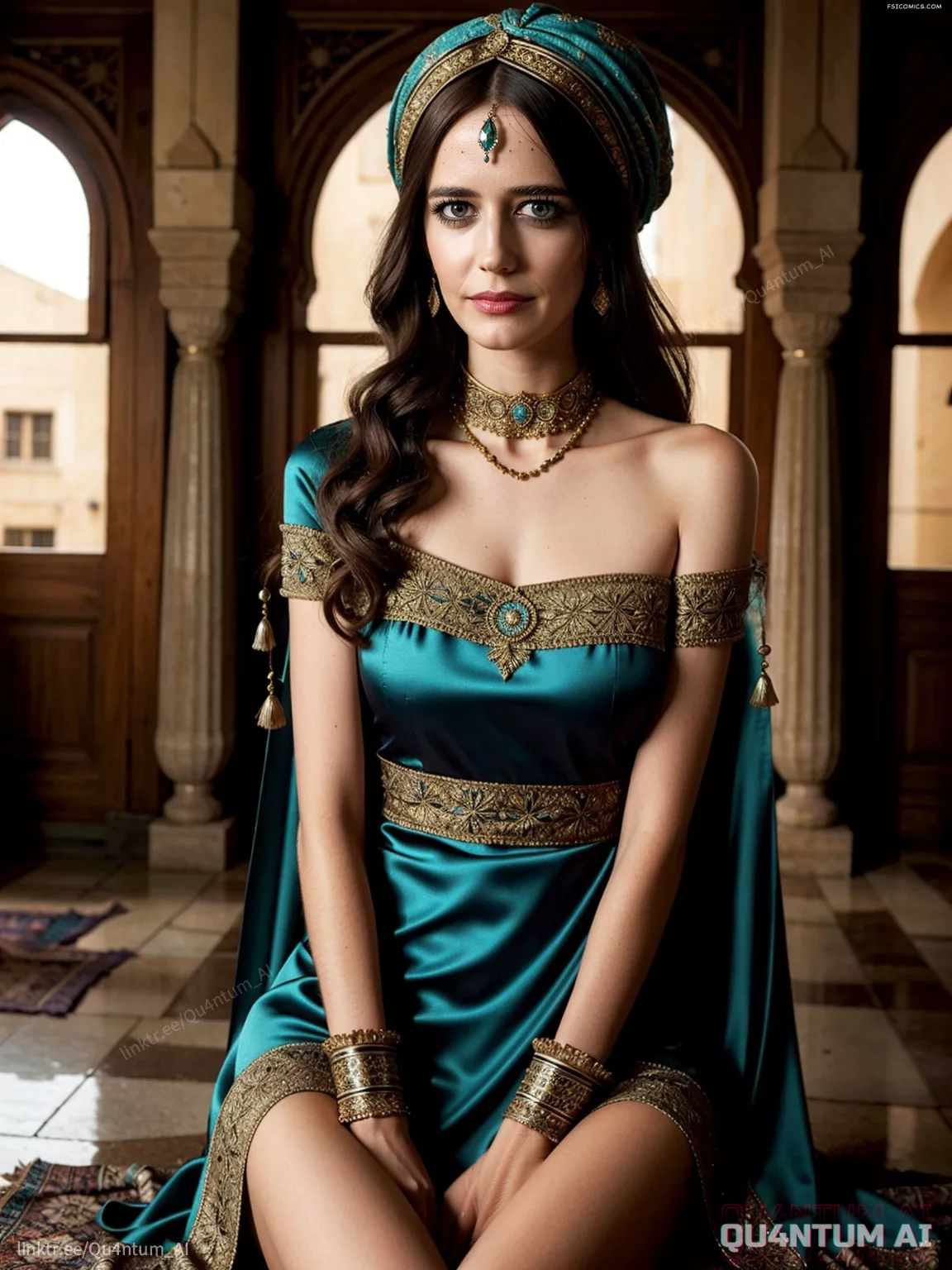 Eva Green Kingdom Of Heaven Princess Queen Vesper James Bond QuantumAI FSIComics.com 3 - FSIComics