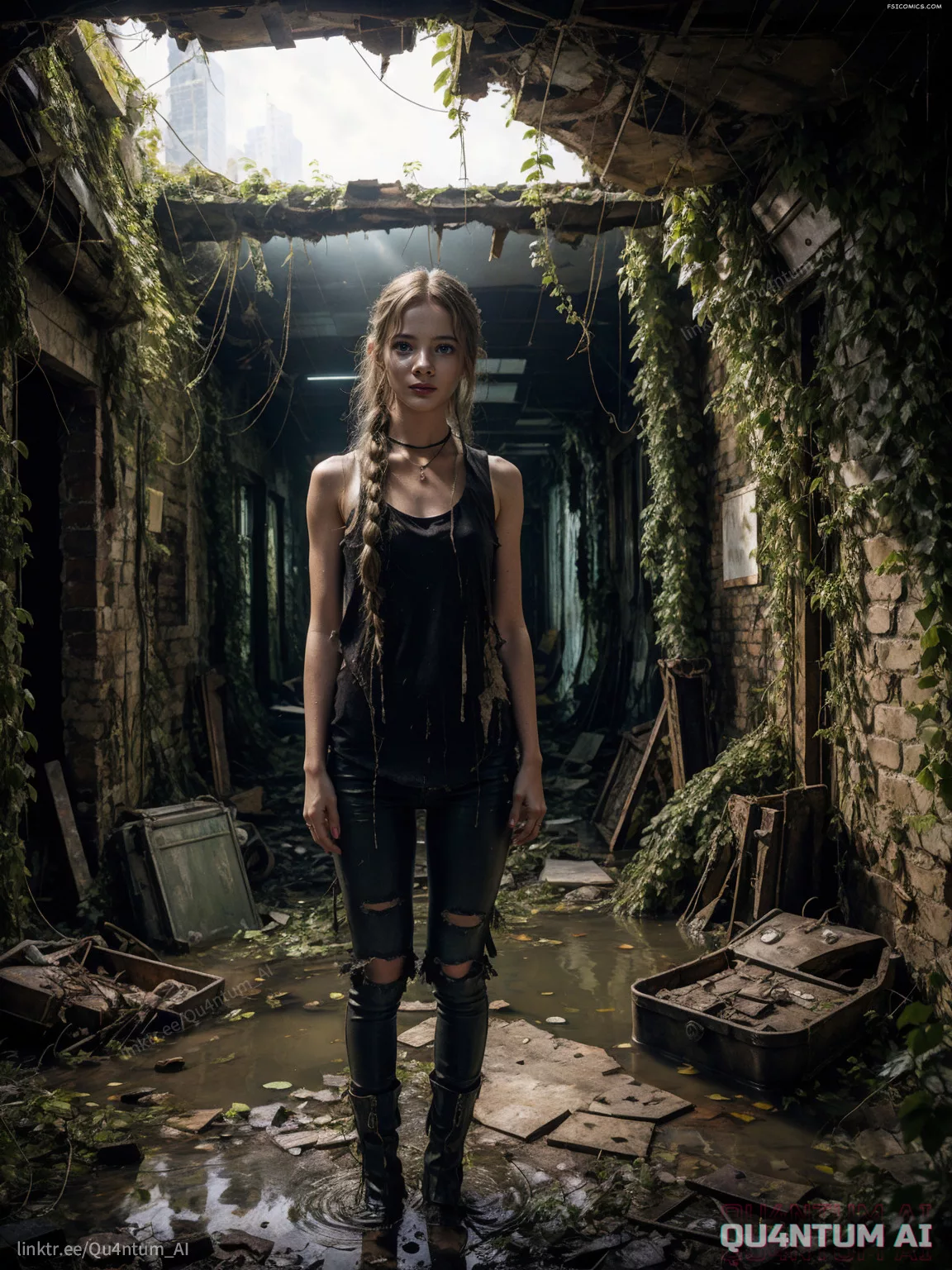 Freya Allan The Kingdom Of The Planet Of The Apes Ciri Mae The Witcher Netflix QuantumAI FSIComics.com 7 - FSIComics
