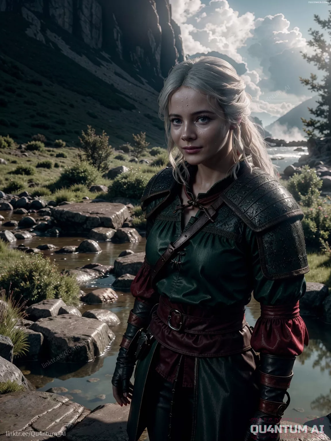 Freya Allan The Witcher Ciri Bath QuantumAI FSIComics.com 11 - FSIComics Freya Allan The Witcher Ciri Bath QuantumAI FSIComics.com 11 - FSIComics