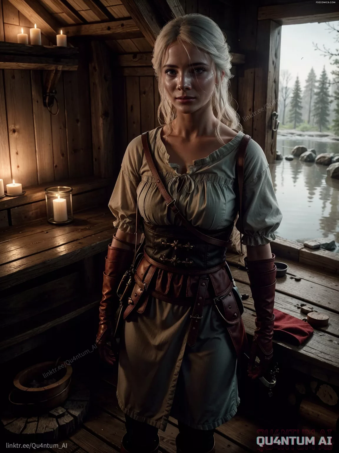 Freya Allan The Witcher Ciri Bath QuantumAI FSIComics.com 14 - FSIComics Freya Allan The Witcher Ciri Bath QuantumAI FSIComics.com 14 - FSIComics
