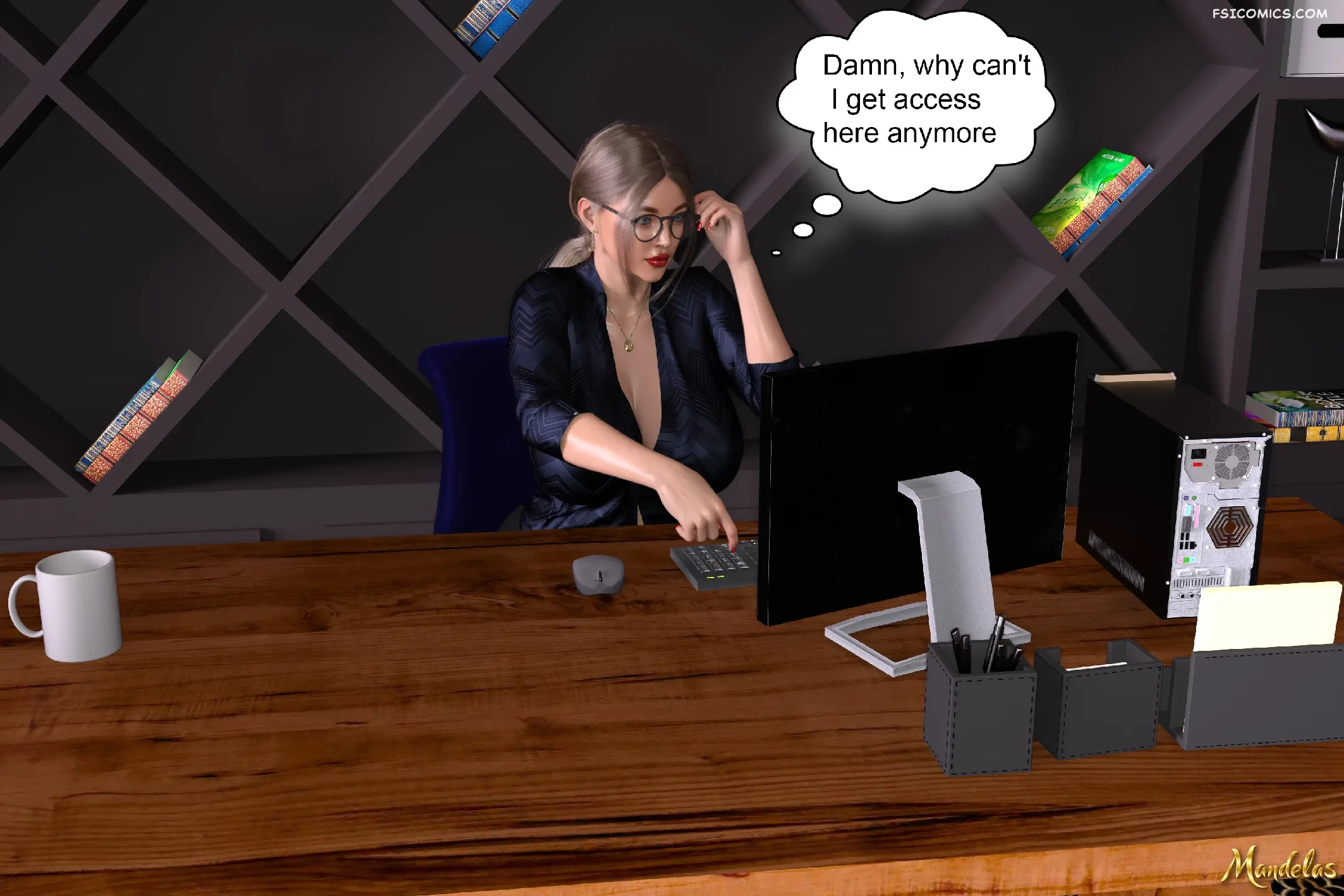 Gail Access Blocked Mandelas FSIComics.com 2 - FSIComics Gail Access Blocked Mandelas FSIComics.com 2 - FSIComics