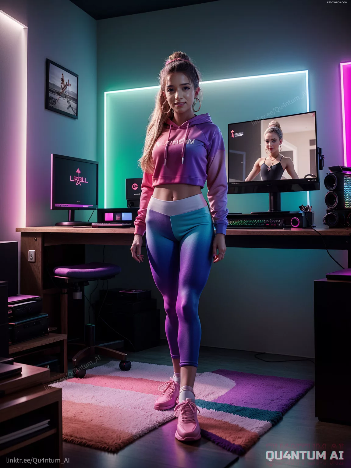 Imane Poki Stream Live Twitch Gamming Gamer Girl QuantumAI FSIComics.com 12 - FSIComics Imane Poki Stream Live Twitch Gamming Gamer Girl QuantumAI FSIComics.com 12 - FSIComics