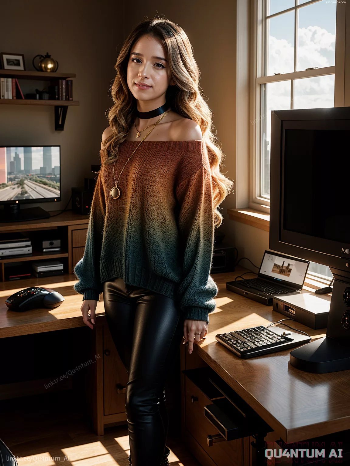 Imane Poki Stream Live Twitch Gamming Gamer Girl QuantumAI FSIComics.com 18 - FSIComics Imane Poki Stream Live Twitch Gamming Gamer Girl QuantumAI FSIComics.com 18 - FSIComics
