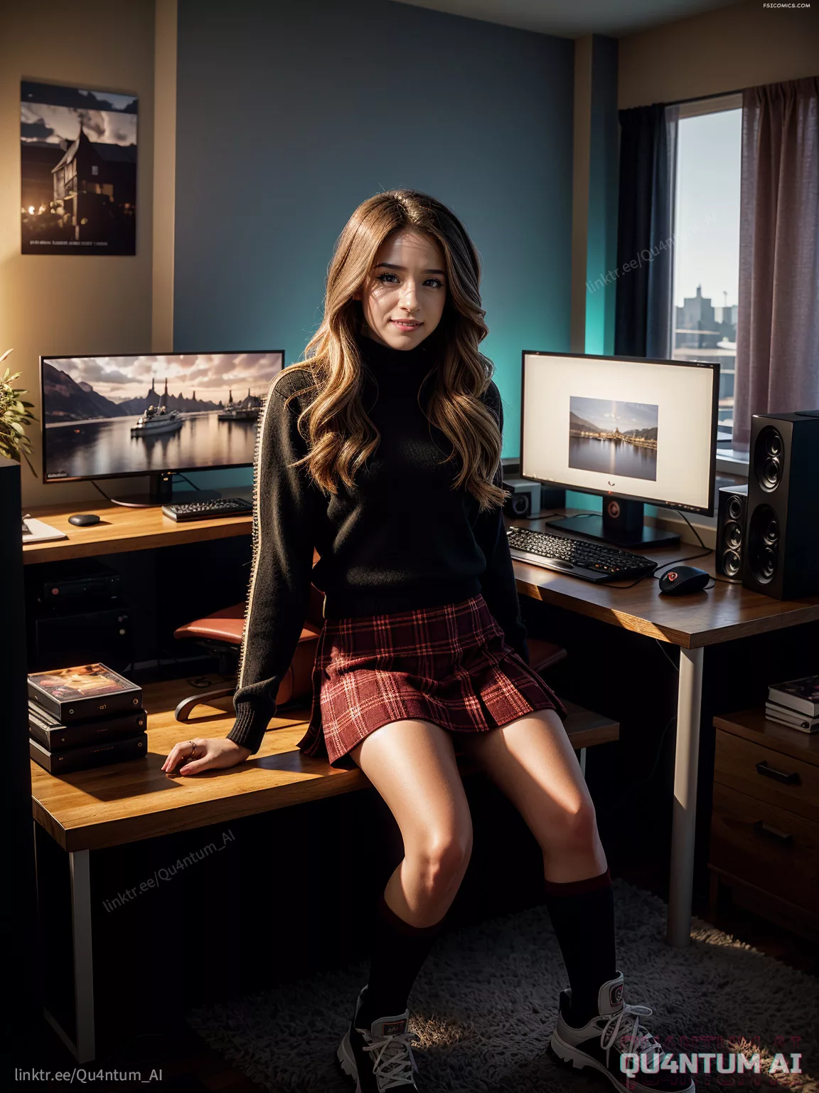 Imane Poki Stream Live Twitch Gamming Gamer Girl QuantumAI FSIComics.com 3 - FSIComics Imane Poki Stream Live Twitch Gamming Gamer Girl QuantumAI FSIComics.com 3 - FSIComics