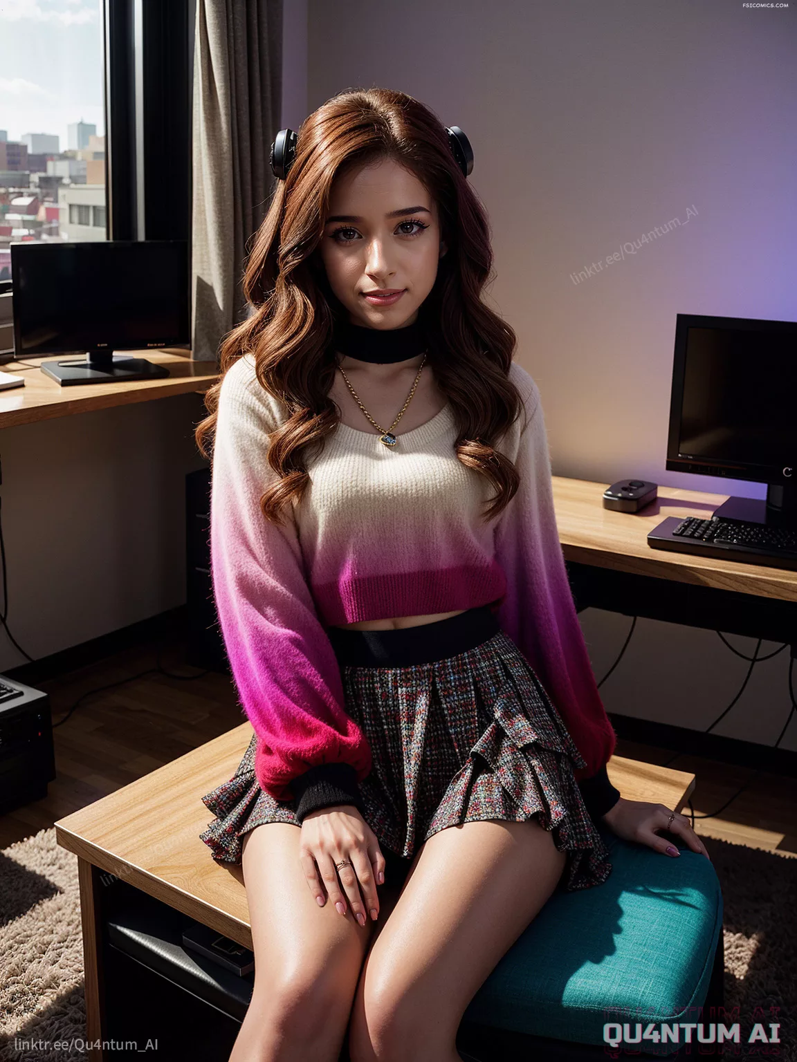 Imane Poki Stream Live Twitch Gamming Gamer Girl QuantumAI FSIComics.com 4 - FSIComics Imane Poki Stream Live Twitch Gamming Gamer Girl QuantumAI FSIComics.com 4 - FSIComics