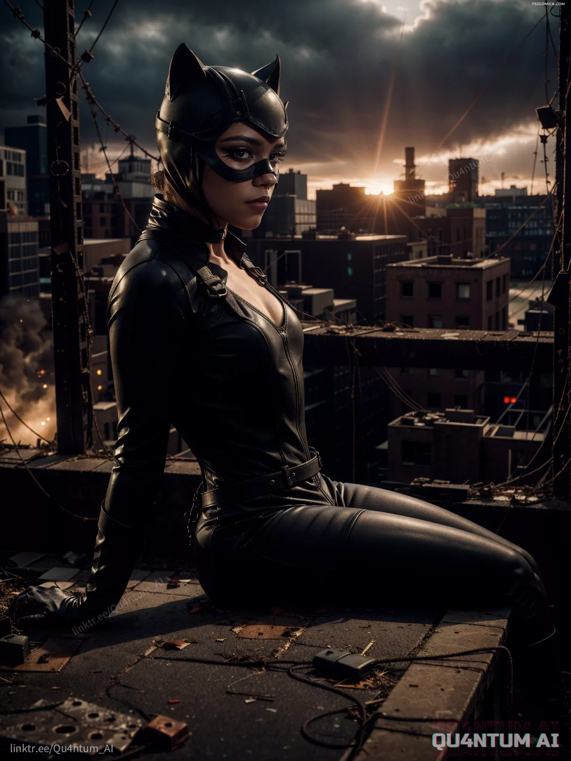 Jenna Ortega Catwoman Selina Kyle Batman Catsuit QuantumAI FSIComics.com 16 - FSIComics Jenna Ortega Catwoman Selina Kyle Batman Catsuit QuantumAI FSIComics.com 16 - FSIComics
