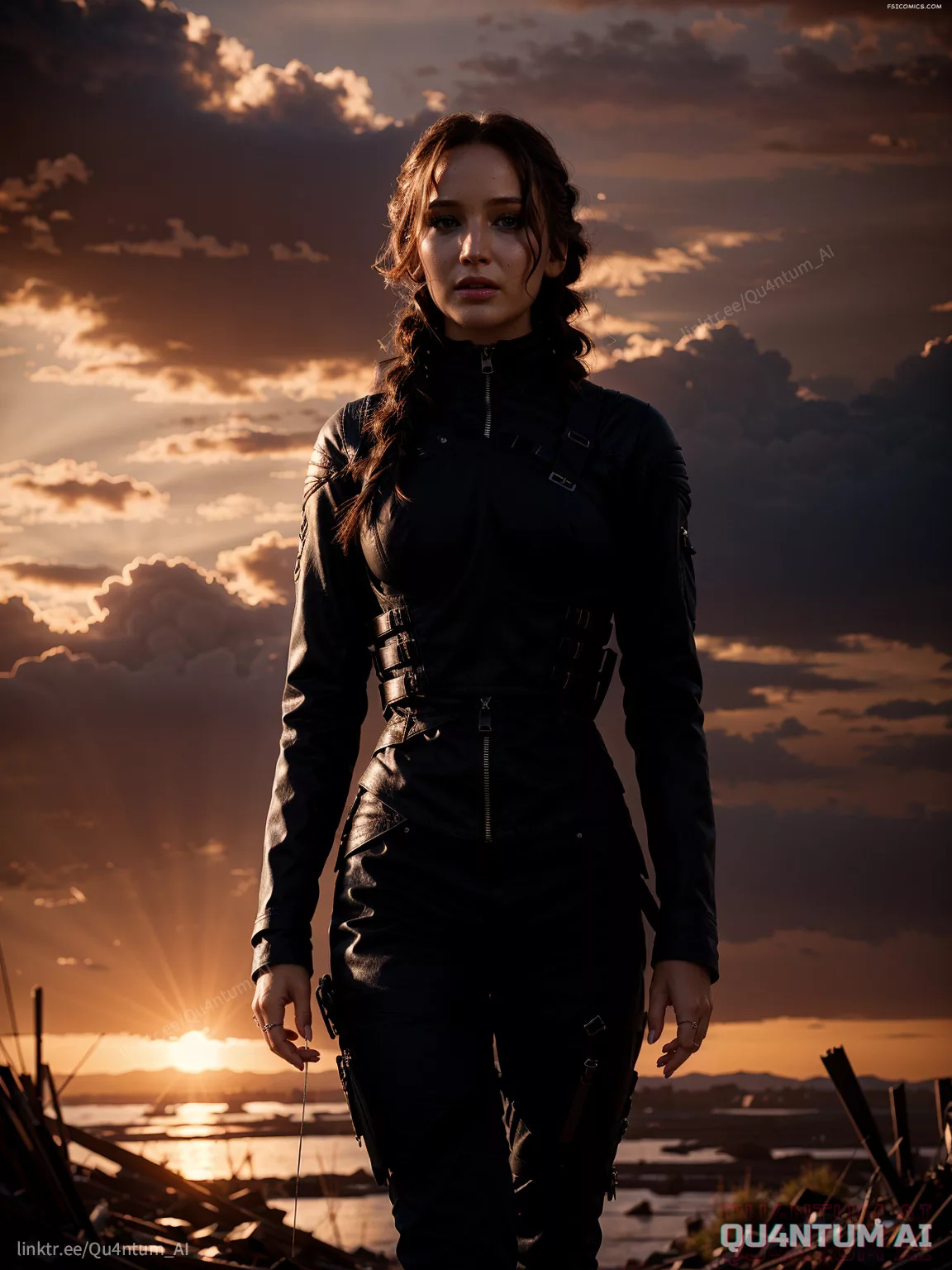 Jennifer Lawrence Hunger Games Katniss Everdeen QuantumAI FSIComics.com 10 - FSIComics Jennifer Lawrence Hunger Games Katniss Everdeen QuantumAI FSIComics.com 10 - FSIComics