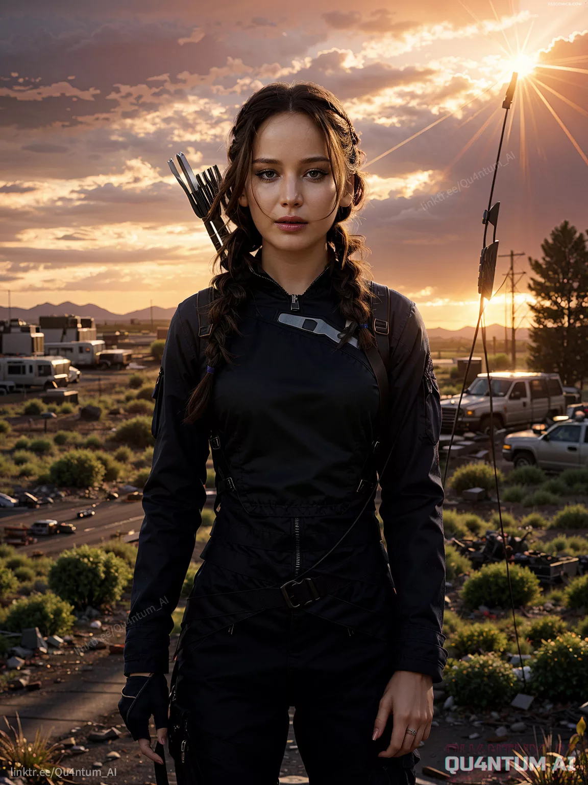 Jennifer Lawrence Hunger Games Katniss Everdeen QuantumAI FSIComics.com 4 - FSIComics Jennifer Lawrence Hunger Games Katniss Everdeen QuantumAI FSIComics.com 4 - FSIComics