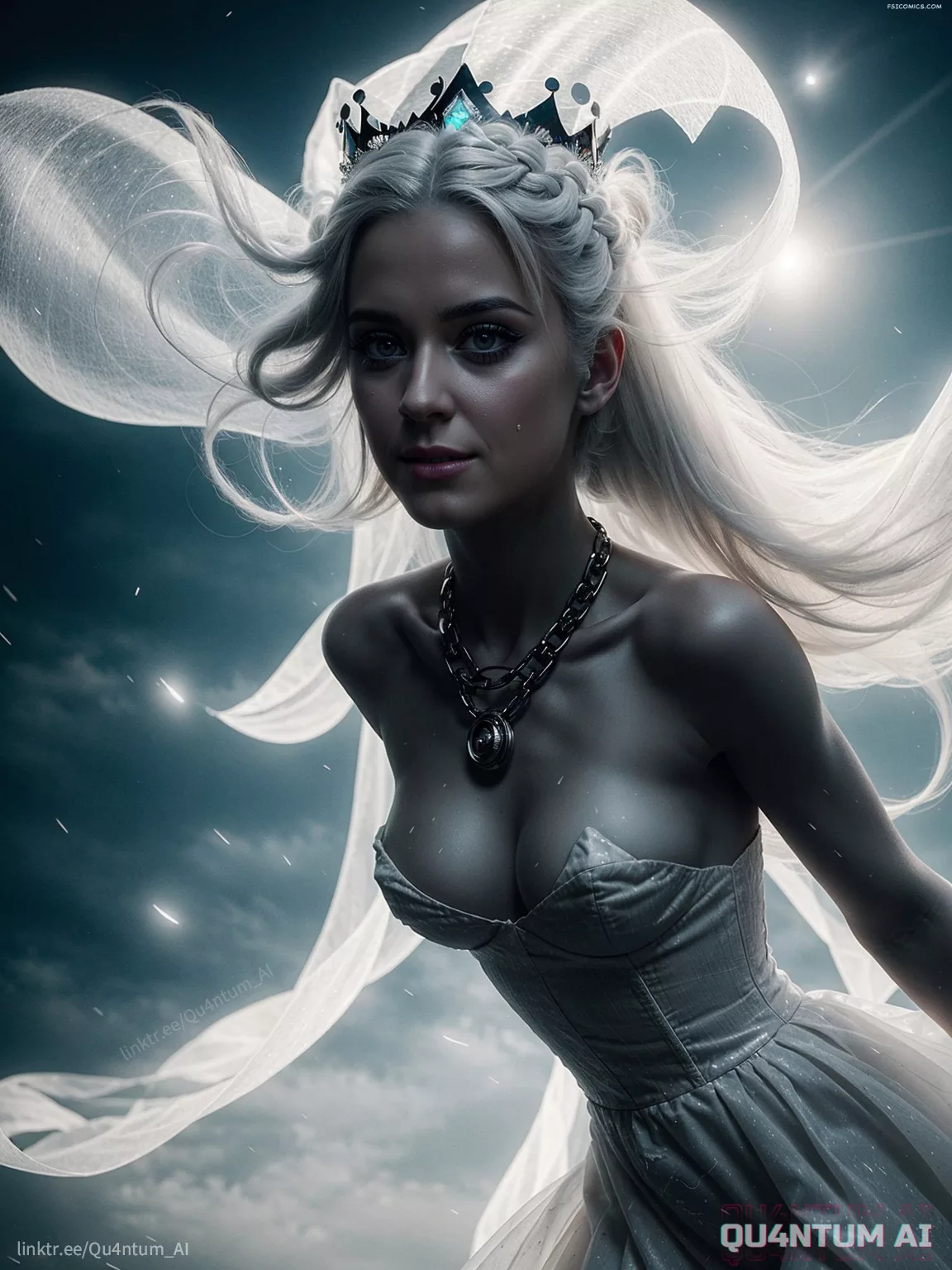Katy Perry - Ghost Haunting Tim Burton Style – QuantumAI