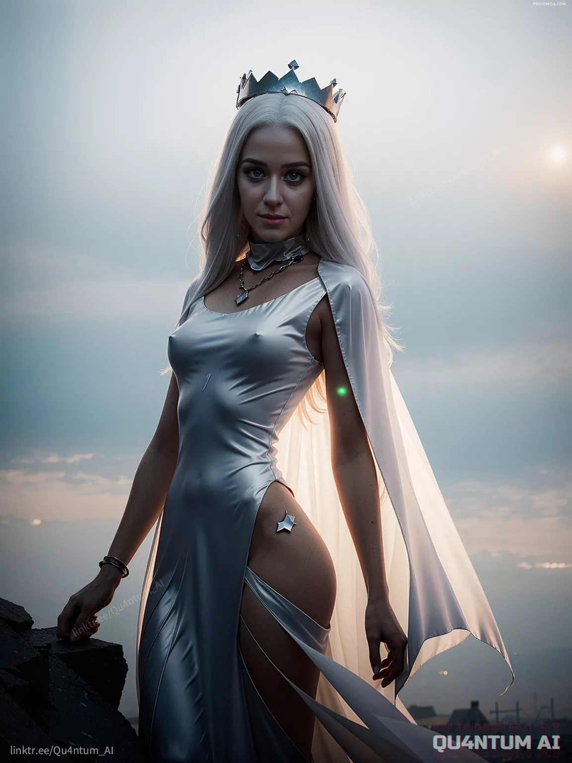 Katy Perry Ghost Haunting Tim Burton Style QuantumAI FSIComics.com 10 - FSIComics