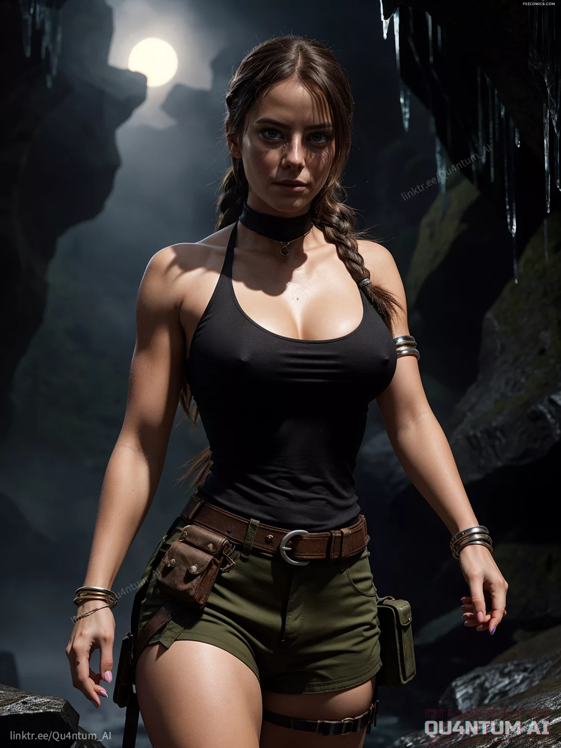 Kaya Scodelario Tomb Raider Lara Croft Lost City Ruins Adventure QuantumAI FSIComics.com 10 - FSIComics