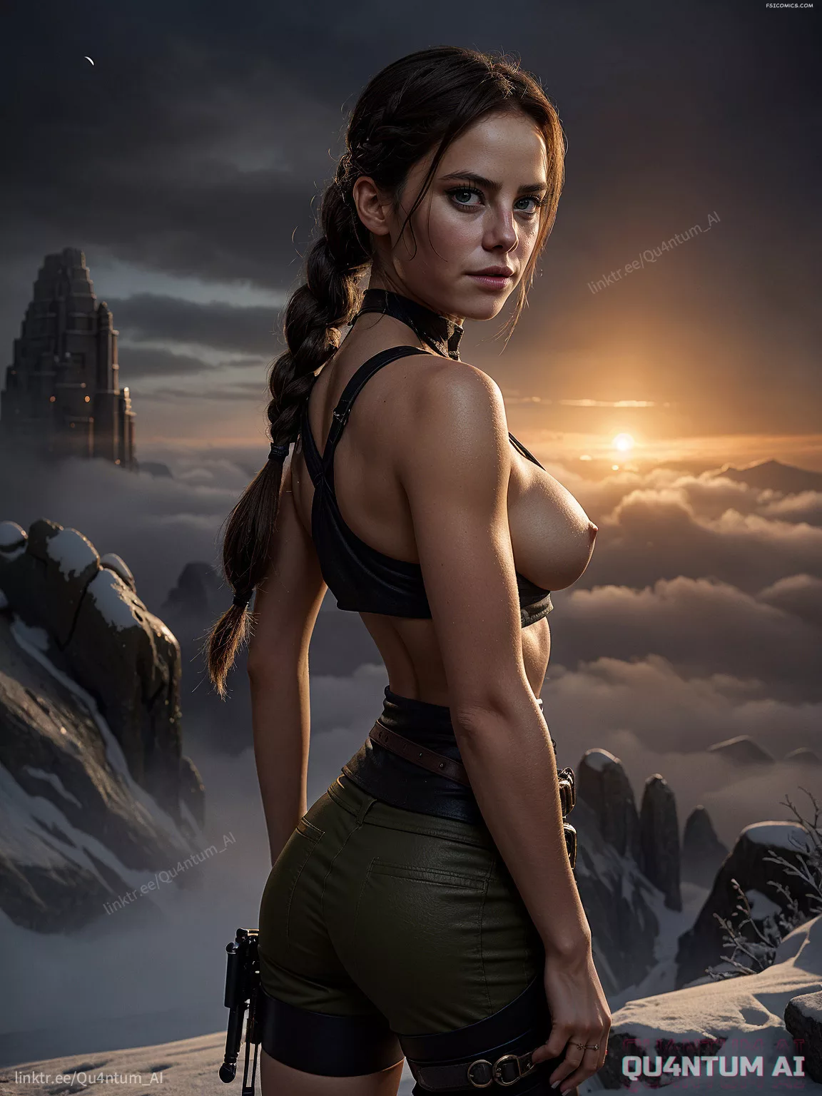 Kaya Scodelario Tomb Raider Lara Croft Lost City Ruins Adventure QuantumAI FSIComics.com 11 - FSIComics
