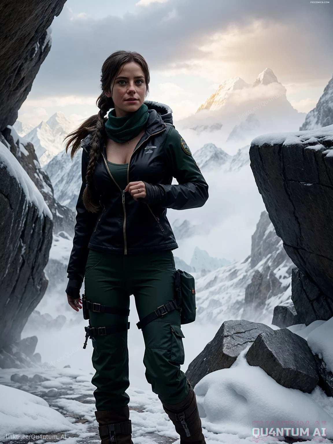 Kaya Scodelario Tomb Raider Lara Croft Lost City Ruins Adventure QuantumAI FSIComics.com 20 - FSIComics