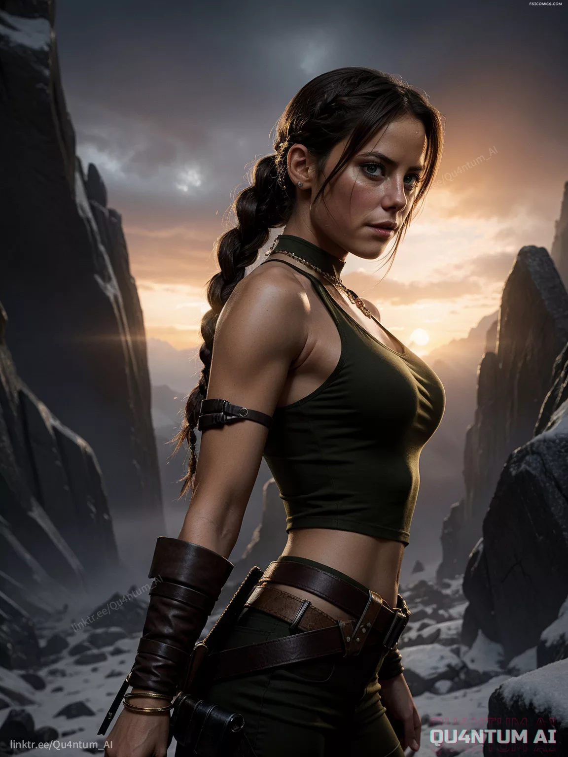 Kaya Scodelario Tomb Raider Lara Croft Lost City Ruins Adventure QuantumAI FSIComics.com 7 - FSIComics