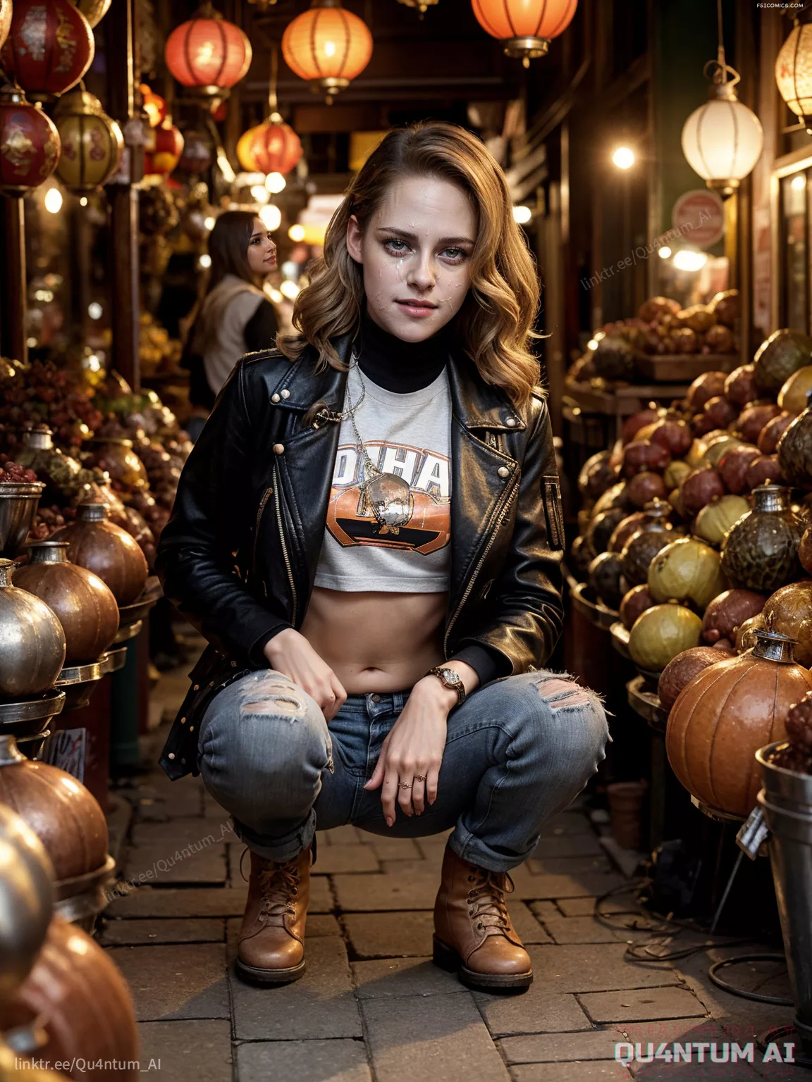 Kristen Stewart Charlis Angels Secret Agent Lingerie QuantumAI FSIComics.com 23 - FSIComics