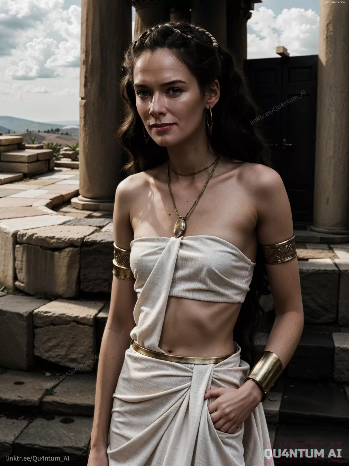 Lena Headey 300 Spartans Queen Gorgo Ancient Greece QuantumAI FSIComics.com 15 - FSIComics