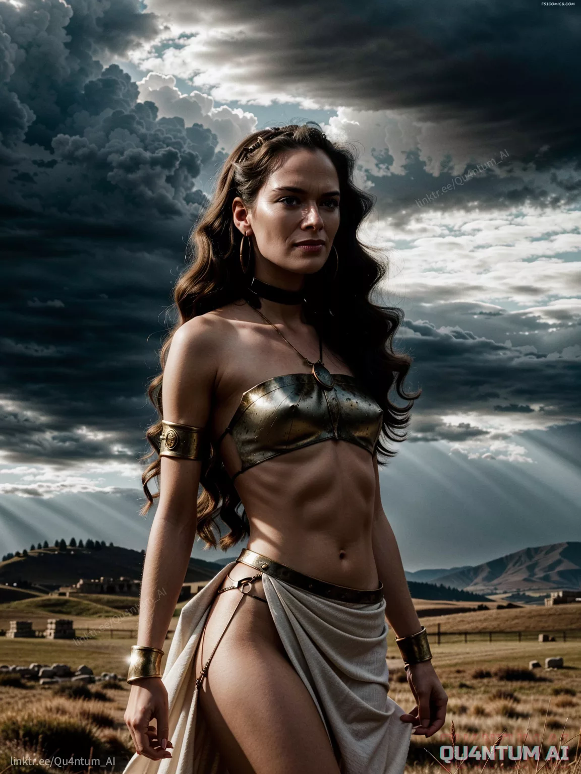 Lena Headey 300 Spartans Queen Gorgo Ancient Greece QuantumAI FSIComics.com 7 - FSIComics